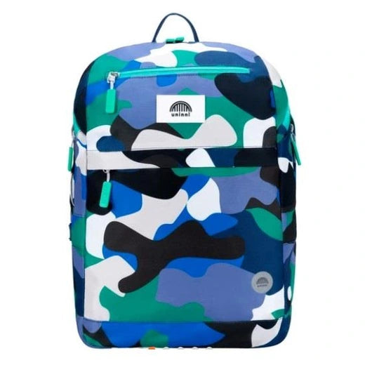 16.3 IN BLUE CAMO BACKPACK
