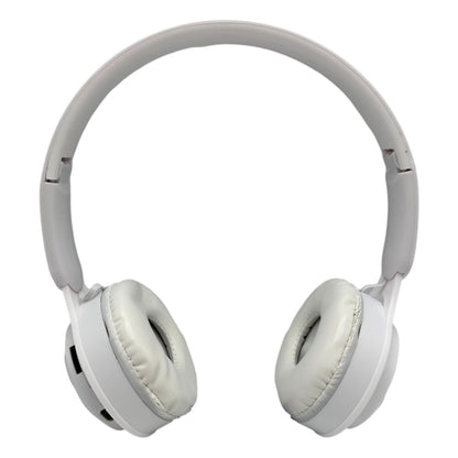 White over-ear headphones.
