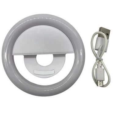 CLIP-ON LED RING LIGHT RECHARGABLE