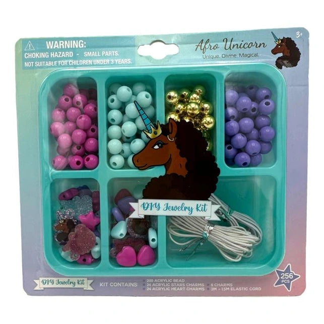 AFRO UNICORN 256 PC BEAD KIT