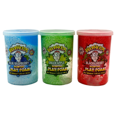 3 PC WARHEADS SCENTED PLAY FOAM