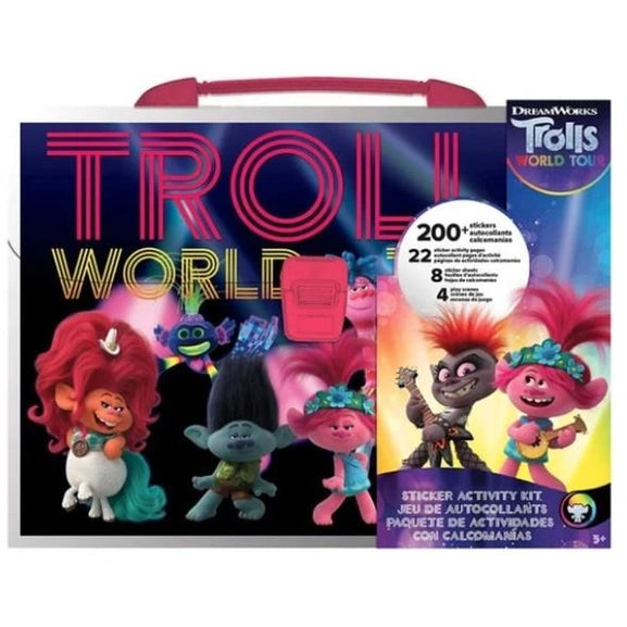 200+ TROLLS WORLD TOUR STICKER ACTIVITY SET