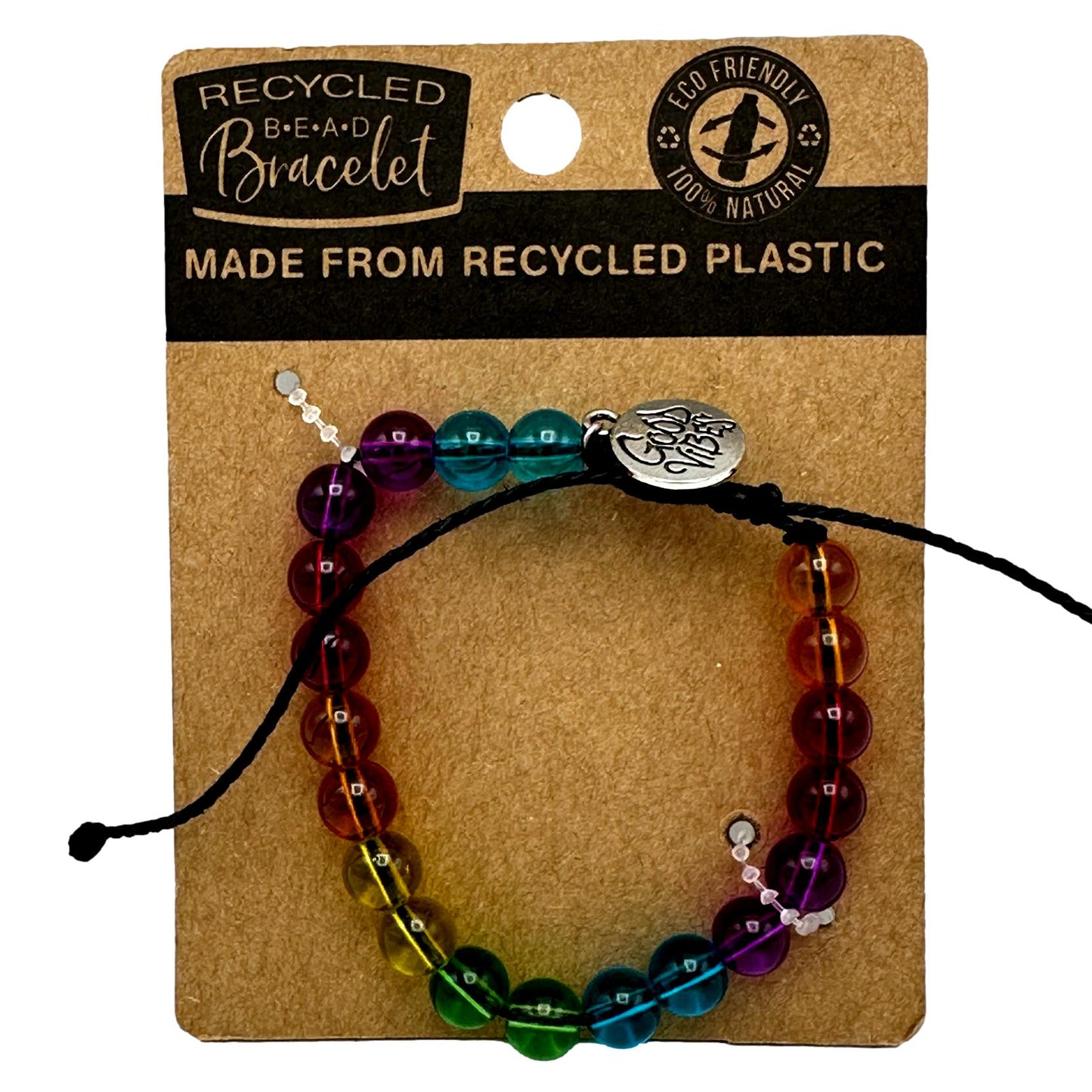 RECYCLED BEAD BRACELET ASSORTED