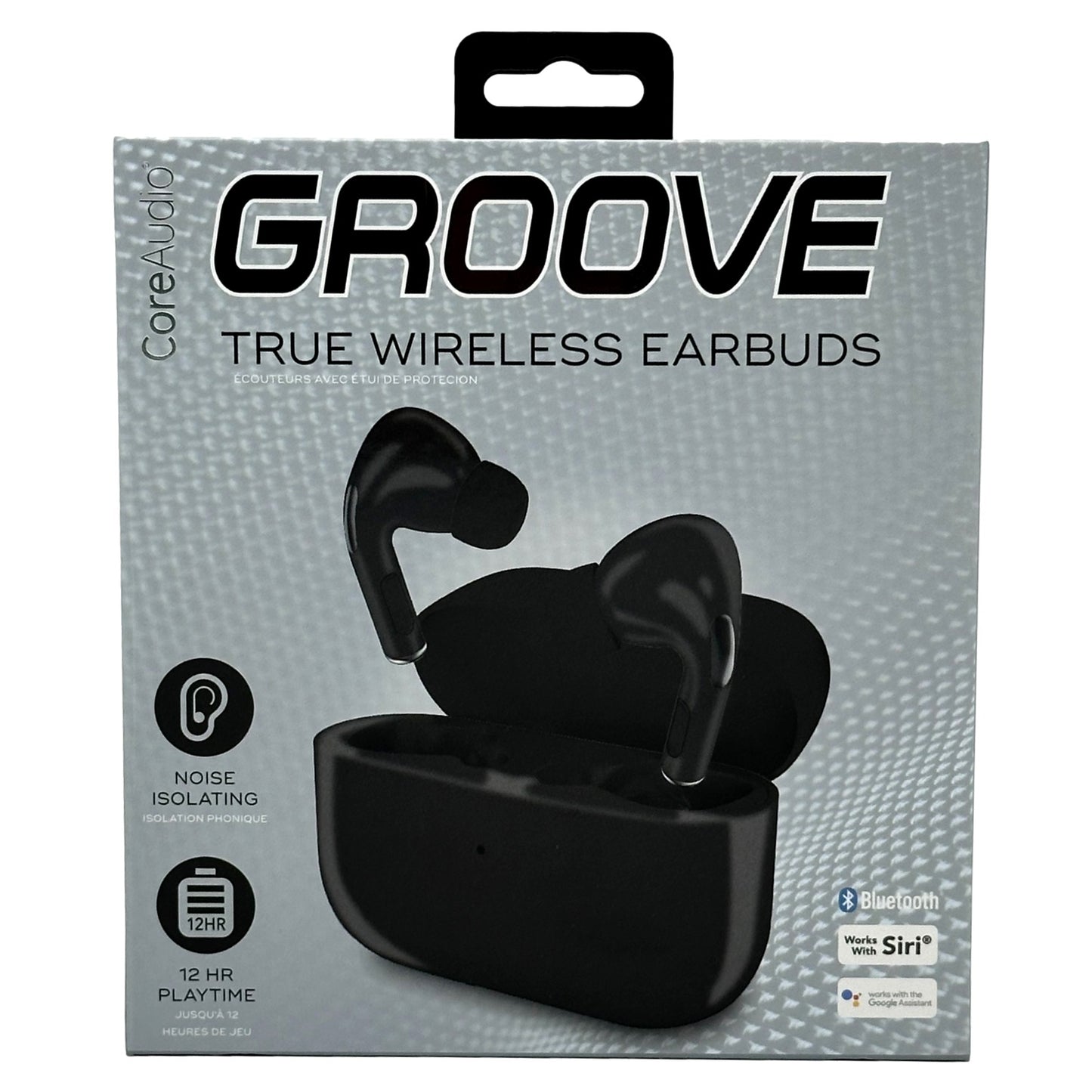 BLACK TRUE WIRELESS EARBUDS