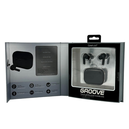 BLACK TRUE WIRELESS EARBUDS