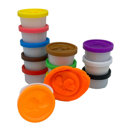 12 PC COLORED MOLDING DOUGH