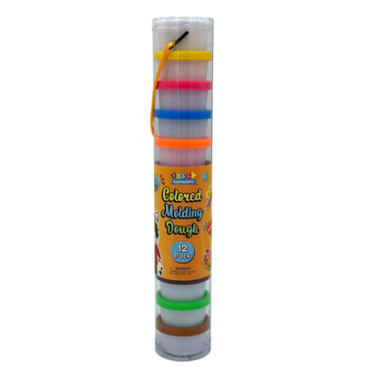 12 PC COLORED MOLDING DOUGH