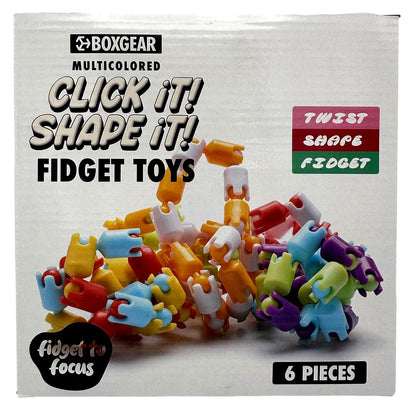 6 PK CLICK IT FIDGET TOYS