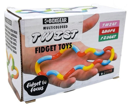 6 PK TWIST FIDGET TOYS