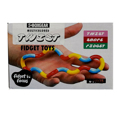 6 PK TWIST FIDGET TOYS