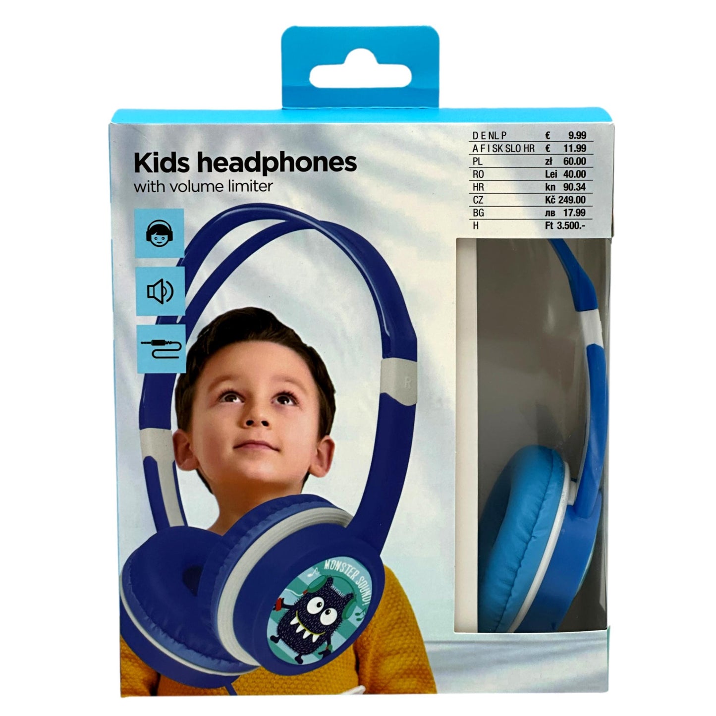 CORDED HEADPHONES KID SAGE AGES 4-6 ASSORTED