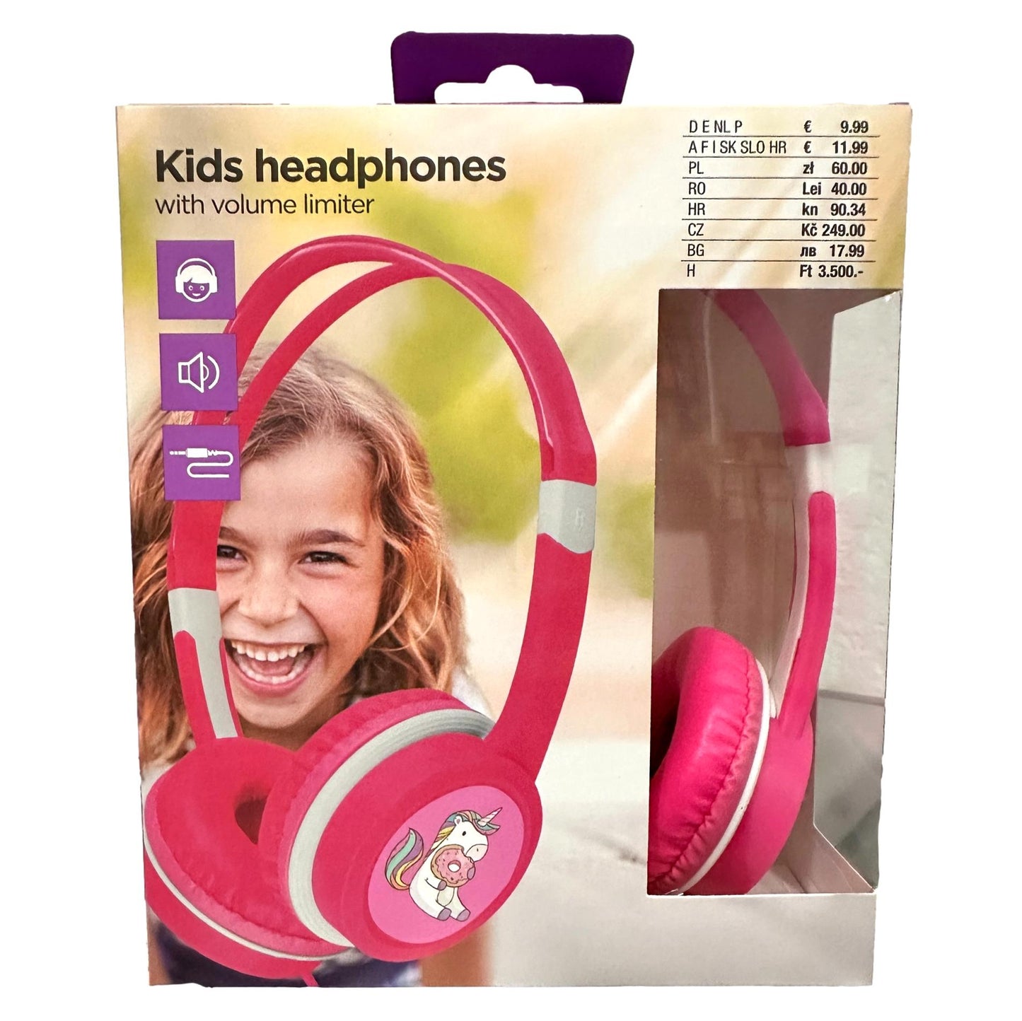 CORDED HEADPHONES KID SAGE AGES 4-6 ASSORTED