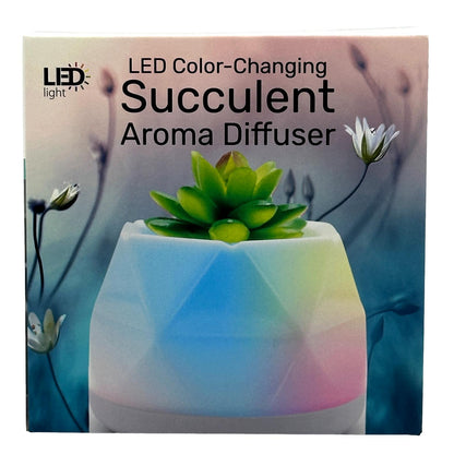 LED COLOR-CHANGING SUCCULENT AROMA DIFFUSER