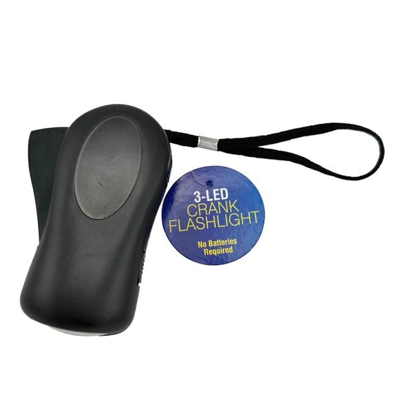 LED CRANK FLASHLIGHT