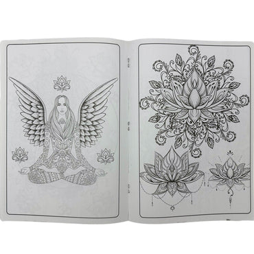 DESIGNER SERIES ADVANCED COLORING BOOK ASSORTED