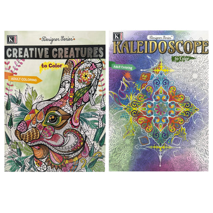 DESIGNER SERIES 2 COLORING BOOK ASSORTED