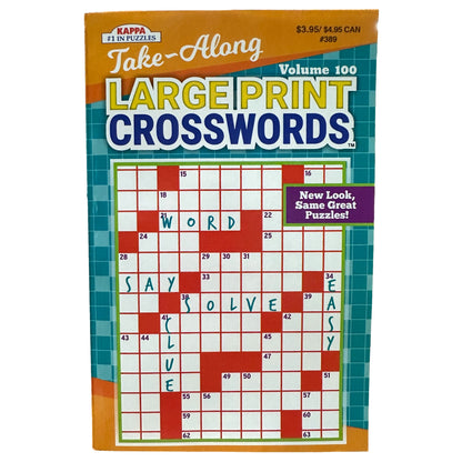 TAKE ALONG CROSSWORDS LARGE PRINT DIGEST ASSORTED