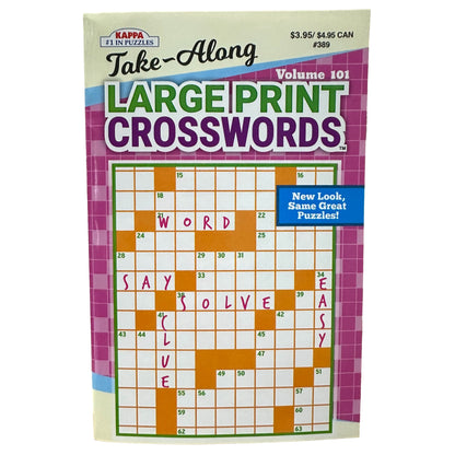TAKE ALONG CROSSWORDS LARGE PRINT DIGEST ASSORTED