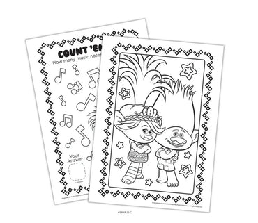 DREAMWORKS TROLLS BAND TOGETHER JUMBO COLORING AND ACTIVITY BOOK
