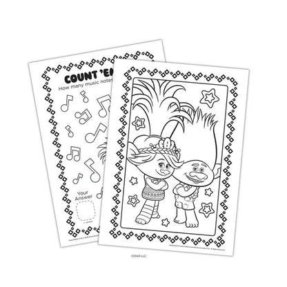 DREAMWORKS TROLLS BAND TOGETHER LIBRO JUMBO PARA COLOREAR Y ACTIVIDADES