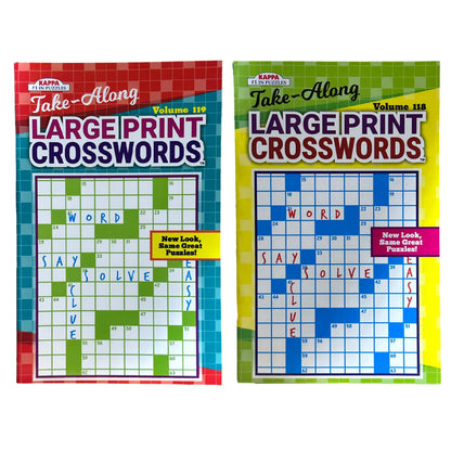 TAKE ALONG CROSSWORDS LARGE PRINT DIGEST ASSORTED