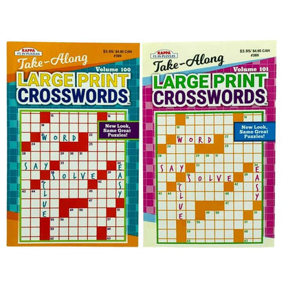 TAKE ALONG CROSSWORDS LARGE PRINT DIGEST ASSORTED