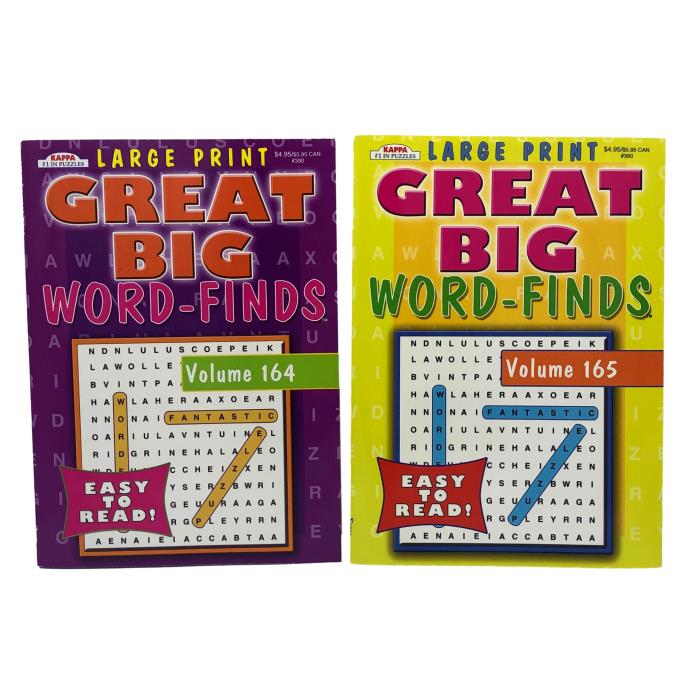 GREAT BIG WORD FINDS PUZZLE BOOK ASSORTED