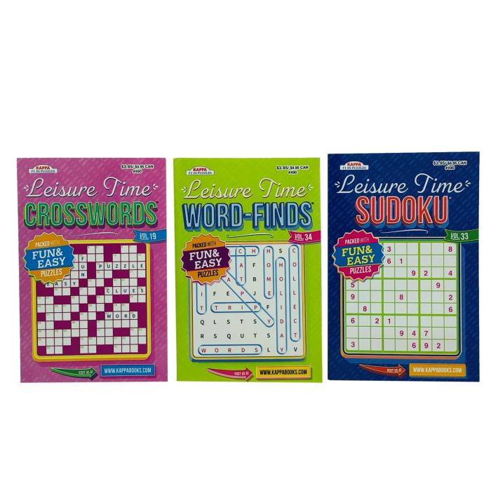 LEISURE TIME PUZZLE BOOK DIGEST ASSORTED