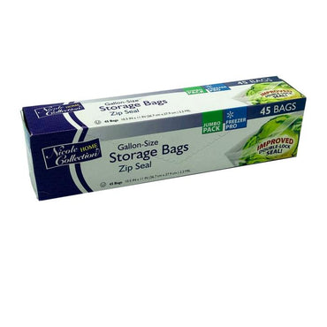 45 CT ZIP SEAL GALLON SIZE BAG HEAVY WEIGHT FREEZER STORAGE