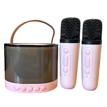 K52 LED BT KARAOKE SPEAKER 4.25 X 3.5 X 3.25 IN