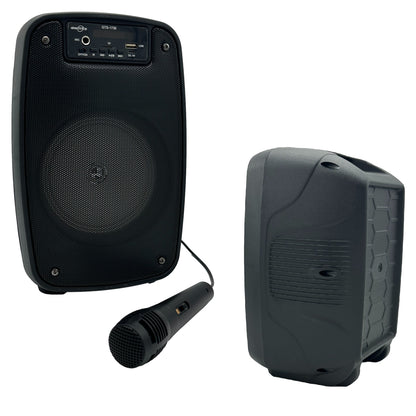 FLAME LIGHT KARAOKE BT SPEAKER & MIC 8.5 X 7 X 12.5 IN