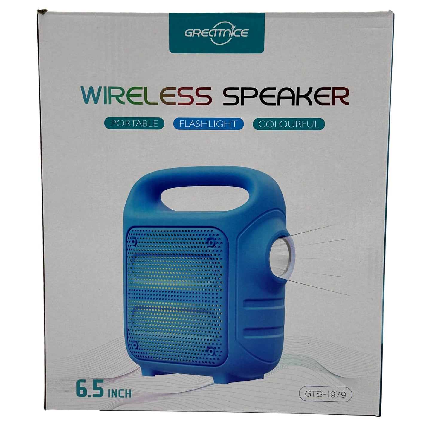 CAMPING BT SPEAKER ASSORTED 8 X 4.5 X 9.5 IN
