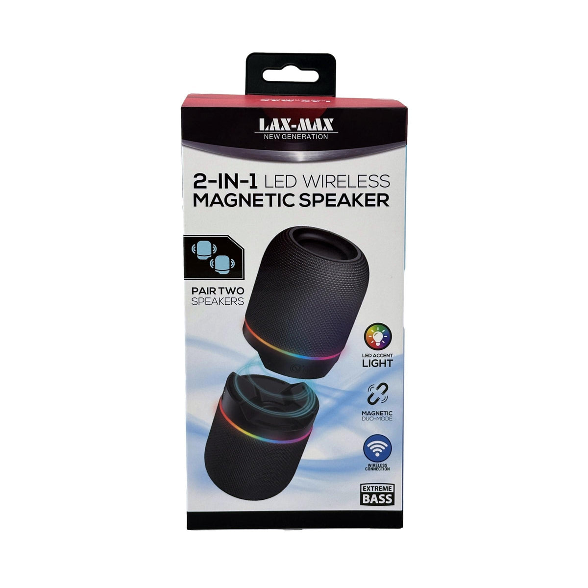 MAGNETIC TWIN BT SPEAKERS