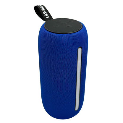 CYLINDER LED BT FABRIC SPEAKER 7.5 X 3 IN