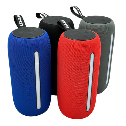 CYLINDER LED BT FABRIC SPEAKER 7.5 X 3 IN