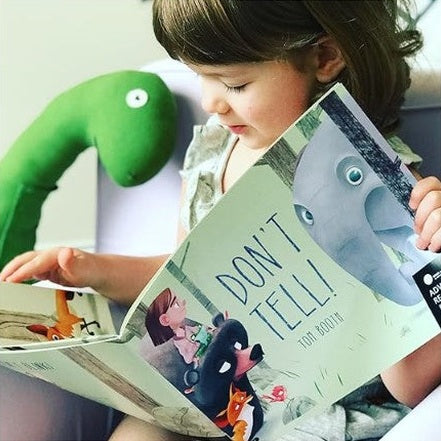DON'T TELL! HARDCOVER STORY BOOK