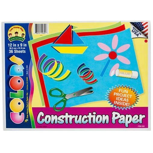 CONSTRUCTION PAPER 36 SHEET 9 X 12 IN
