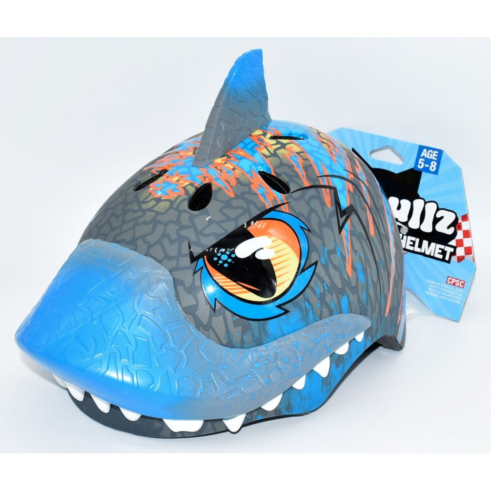 3D CHOMPZ SHARK BIKE HELMET
