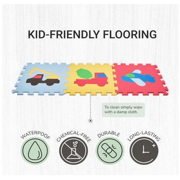 16 PC 4X4 FT PLAYMAT VEHICLES