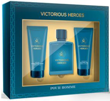 BOY'S 3 PC BATH & BODY GIFT SET - VICTORIOUS HEROES