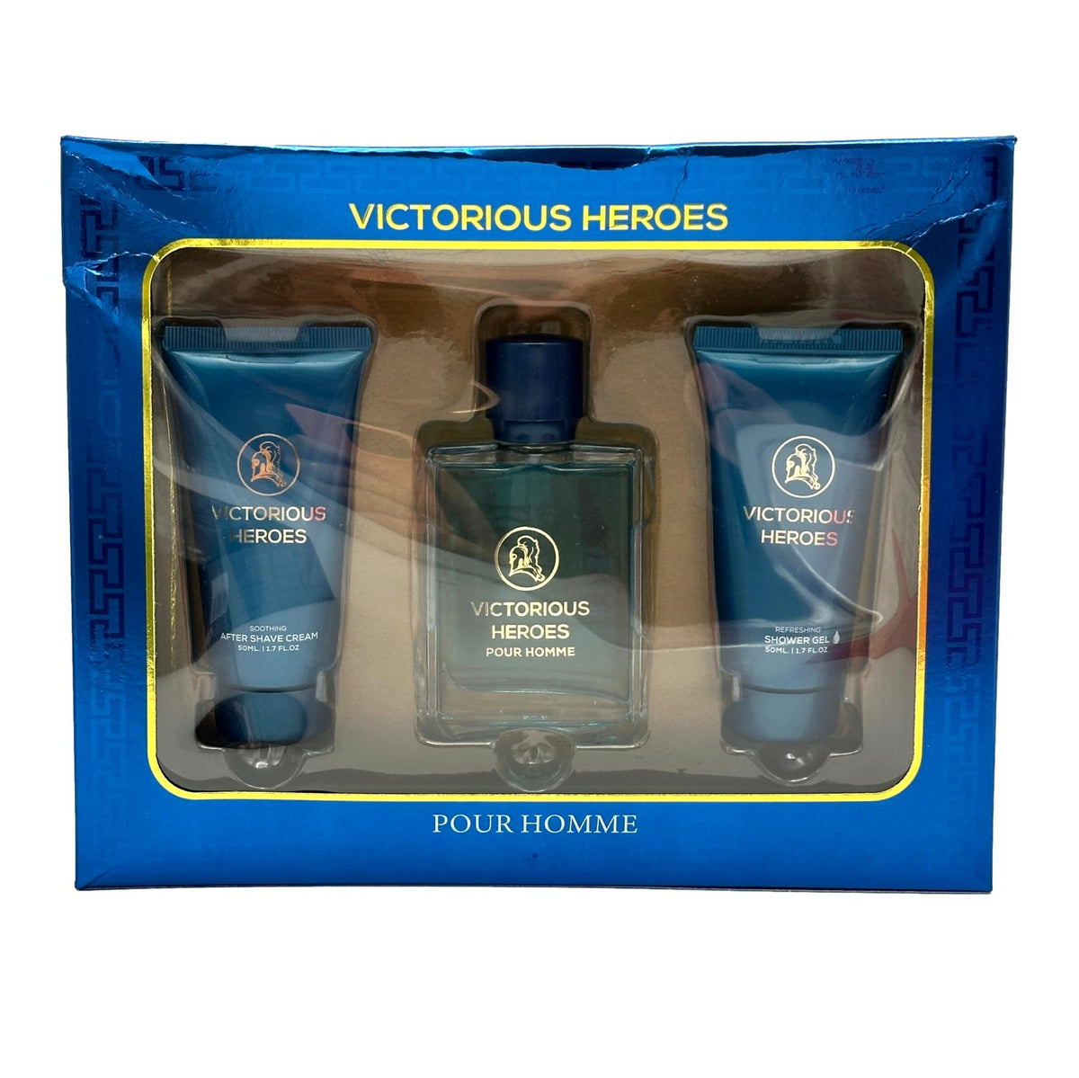BOY'S 3 PC BATH & BODY GIFT SET - VICTORIOUS HEROES