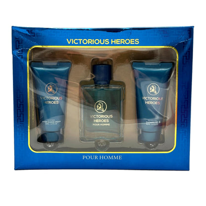 BOY'S 3 PC BATH & BODY GIFT SET - VICTORIOUS HEROES