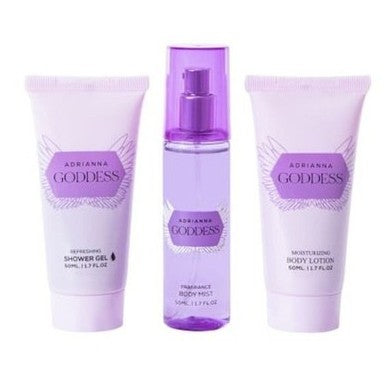 GIRL'S 4 PC BATH AND BODY GIFT SET - ADRIANNA GODDESS