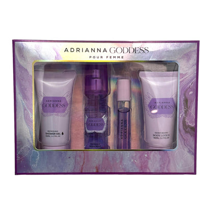 GIRL'S 4 PC BATH AND BODY GIFT SET - ADRIANNA GODDESS