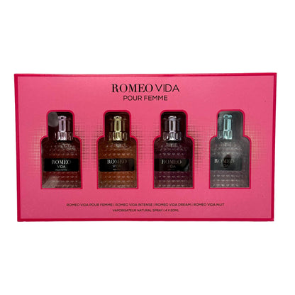 GIRL'S 4 PC PERFUME GIFT SET - ROMEO VIDA