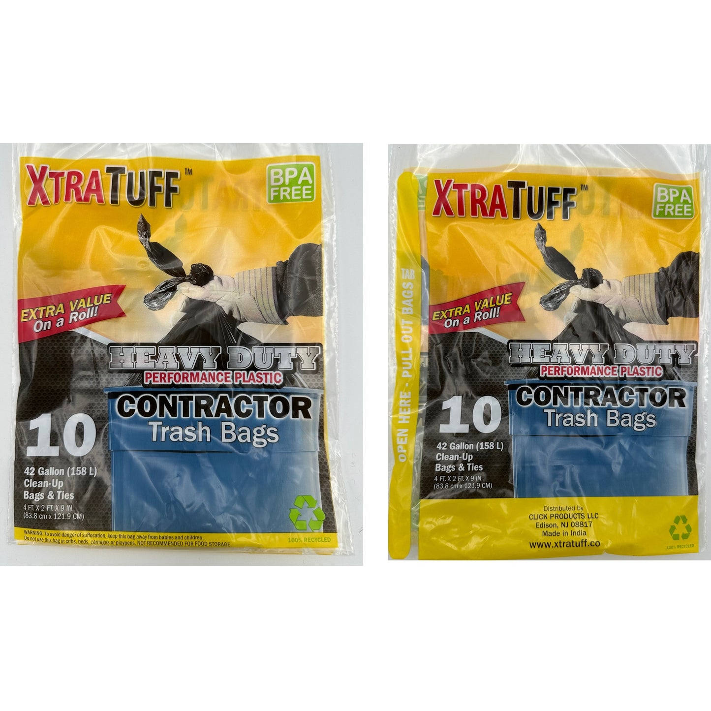10 CT 42 GALLON CONTRACTOR BAG