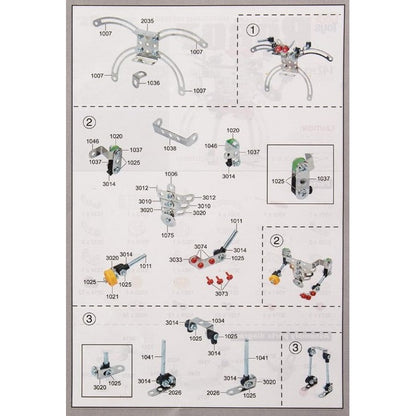 A schematic diagram of mechanical components with callout numbers, laid out on a light background.