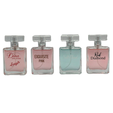 4 PC WOMEN'S LOVE COLLECTION PERFUME SET