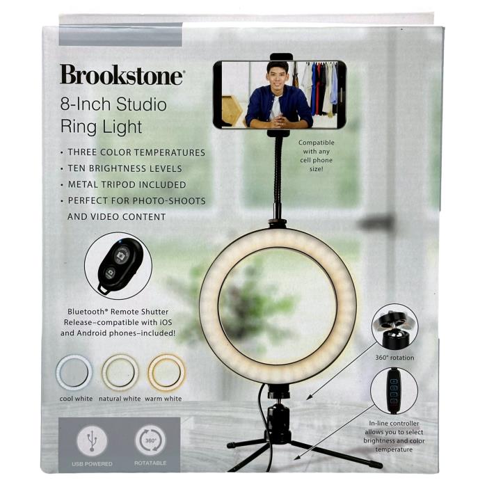 8 IN STUDIO RING LIGHT