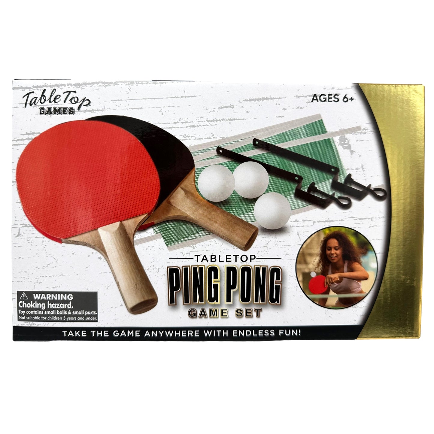 TABLETOP PING PONG GAME SET